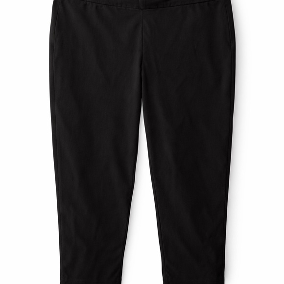 RW&CO. Pants - RW&CO Black Capri Leggings | Size L | Stretch Pull-On | Classic Wardrobe Staple